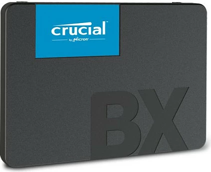 SSD Crucial BX500, 240 GB, 2.5", 540 MB/s, 6 Gbit/s, e zezë