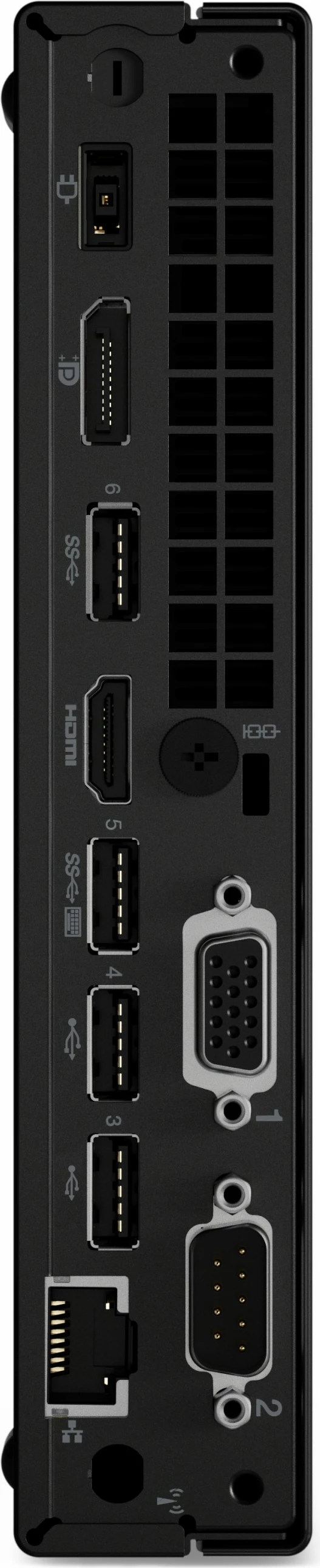 Kompjuter Lenovo ThinkCentre M75q Gen 2, AMD Ryzen 5 PRO 5655GE, 16 GB, 512 GB, Windows 11 Pro, e zezë