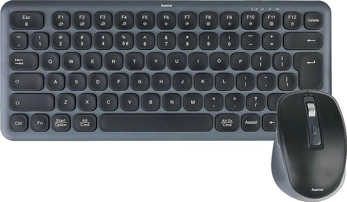 Set multi-pajisje Hama WKM-500, Maus + Tastierë, e zezë