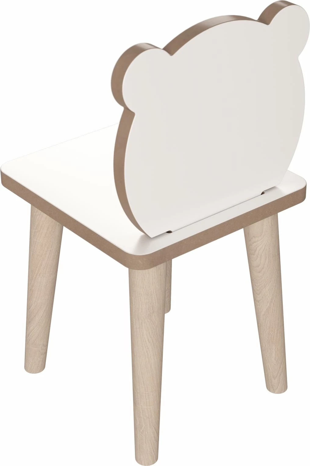 Set tavoline me karrige për fëmijë, Hanah Home, Soho, e bardhë