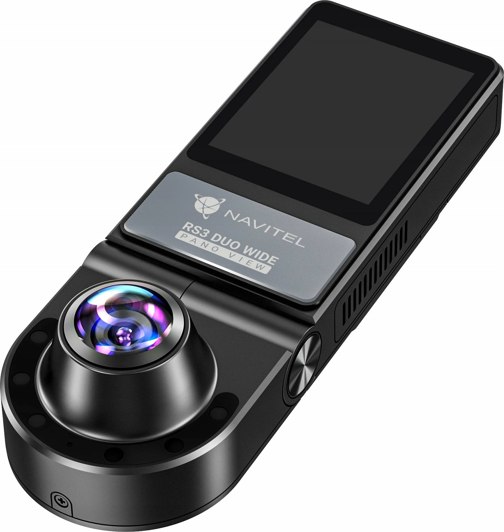Video regjistrues për veturë Navitel RS3 Duo Wide 2K QHD, 2 kamera, microSD deri 512GB, ekran 2", i zi