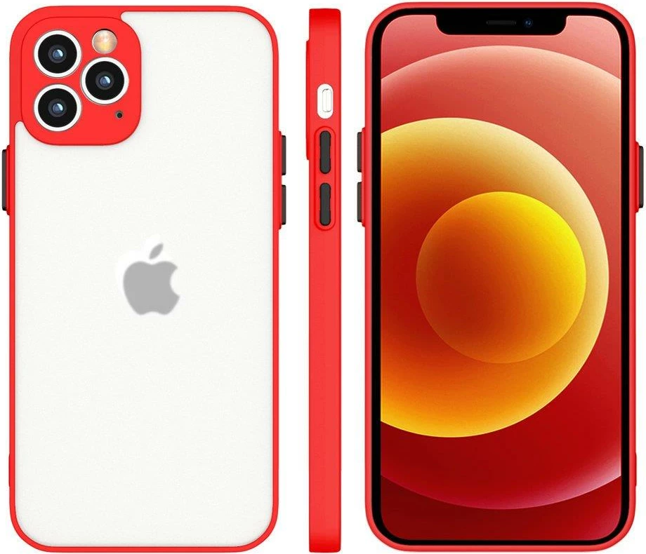 Mbështjellës silikoni Hurtel Milky Case për Samsung Galaxy A72 4G, Kuq