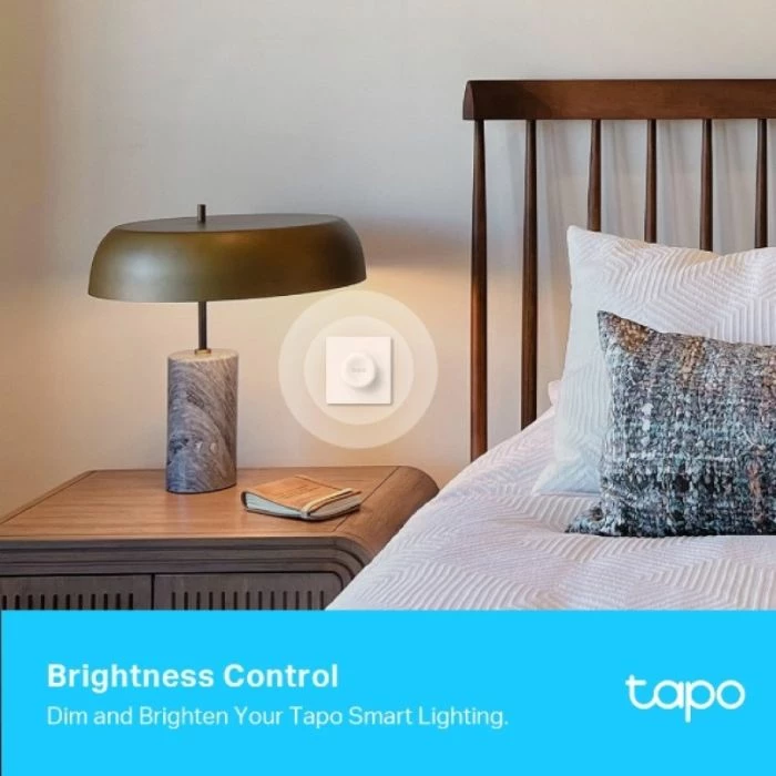 Switch dimmer i mençur TP-LINK Tapo S200D, me bateri CR2032, i bardhë, set 1 copë