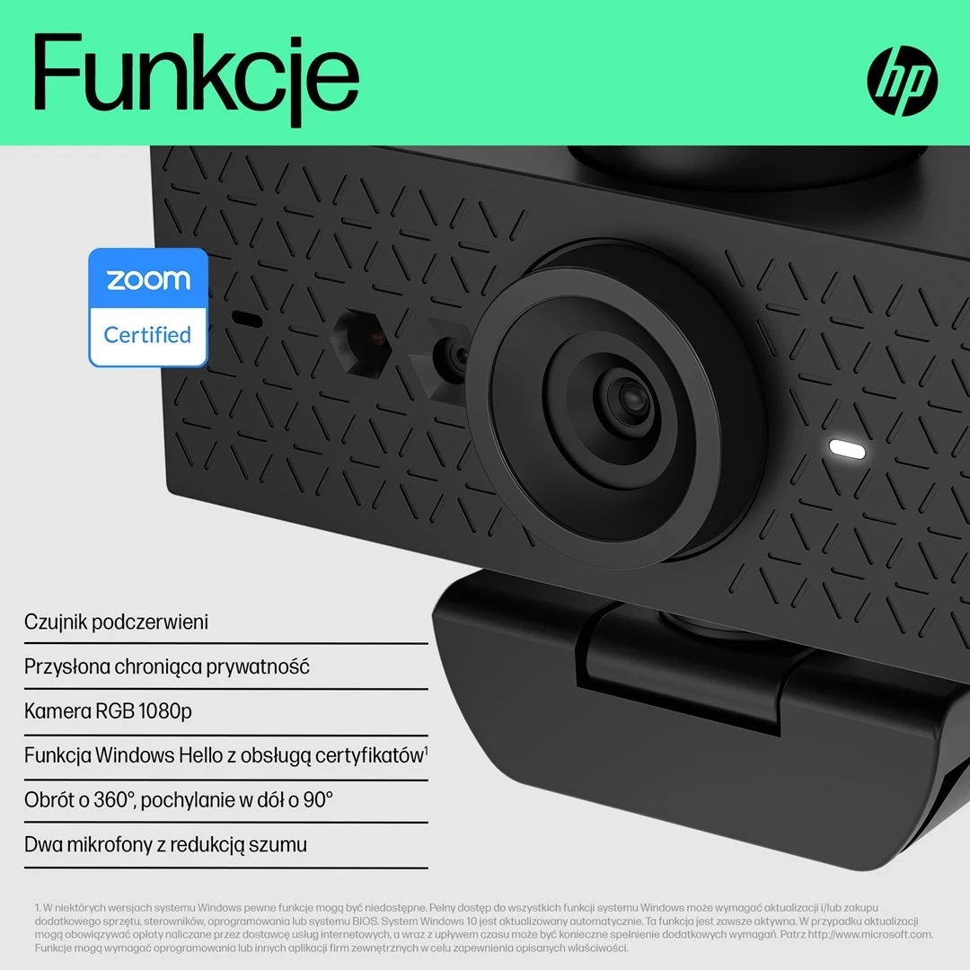 Ueb kamerë HP 620, FHD,1080p, e zezë 
