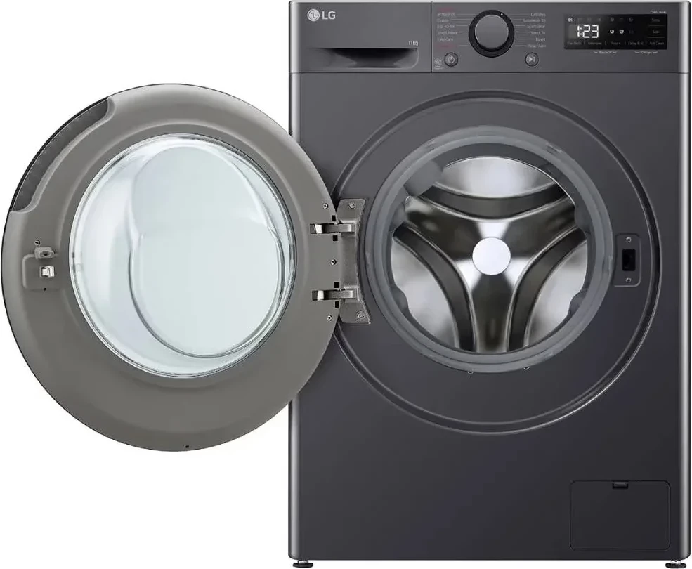 Lavatrice LG F4WR511S2M 11 kg 1400 rpm larje me avull klasa energjetike A e zezë
