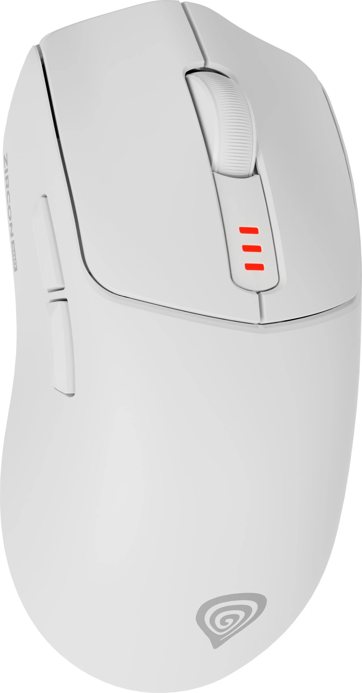 Maus gaming Genesis Zircon 500, wireless, 10000 DPI, i bardhë