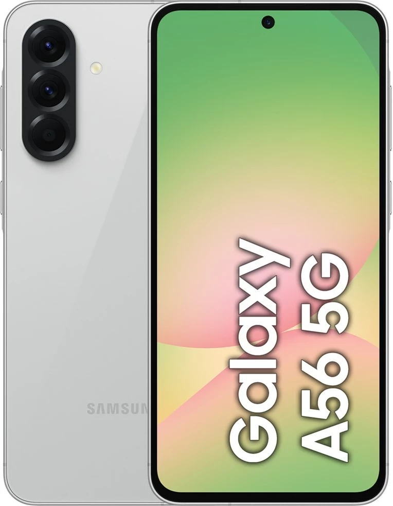 Celular Samsung Galaxy A56, 6.7", Android 15, 5G, 8 GB RAM, 128 GB, Gri e lehtë