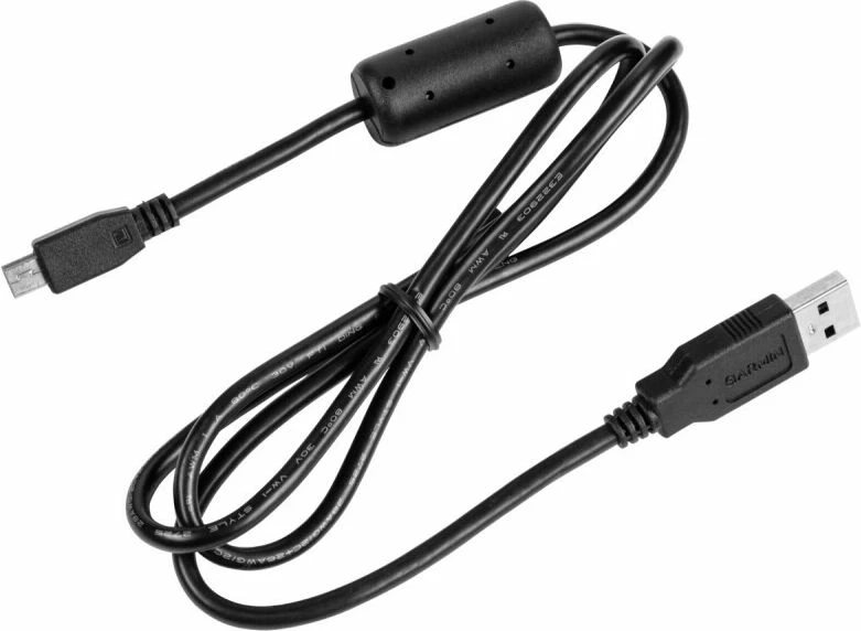 Kabllo USB Garmin 010-10723-01, USB-A në miniUSB, USB 2.0, e zezë