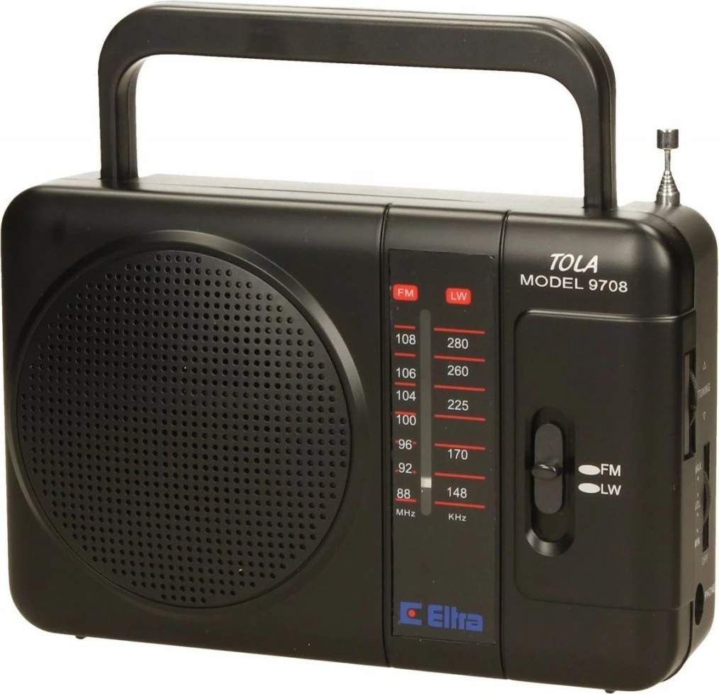 Radio portabile Eltra TOLA, Mono, FM/LW, e zezë