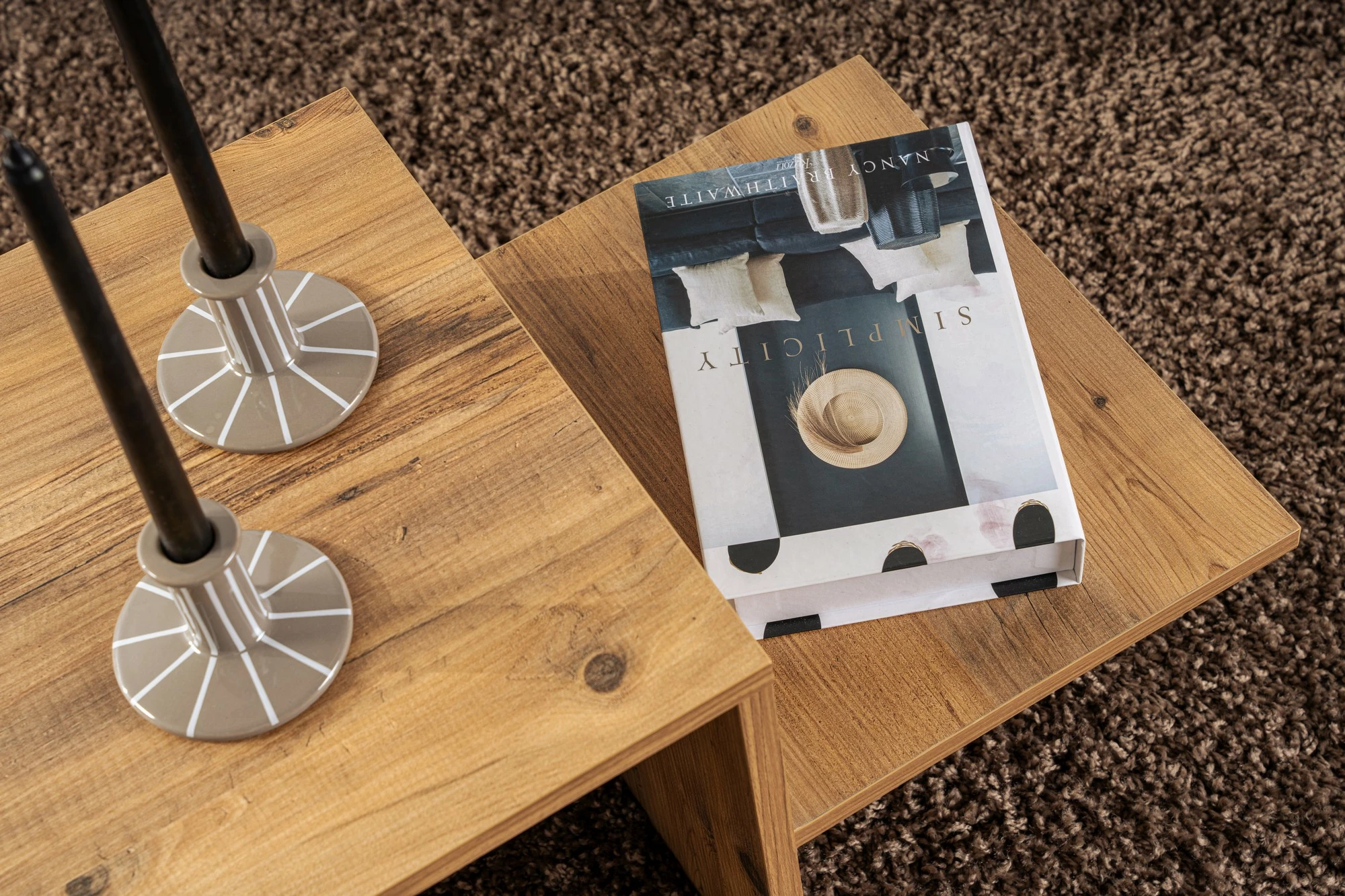 Tavolinë kafeje Nordure, Harmony, ngjyrë Atlantic Pine