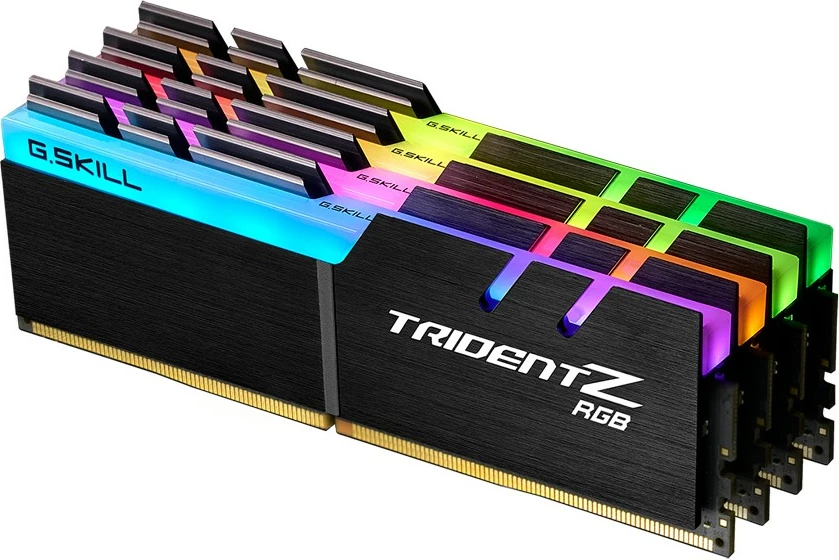 RAM Memorje G.Skill Trident Z RGB 32GB (4x8GB) DDR4-4000, me drita RGB, i zi