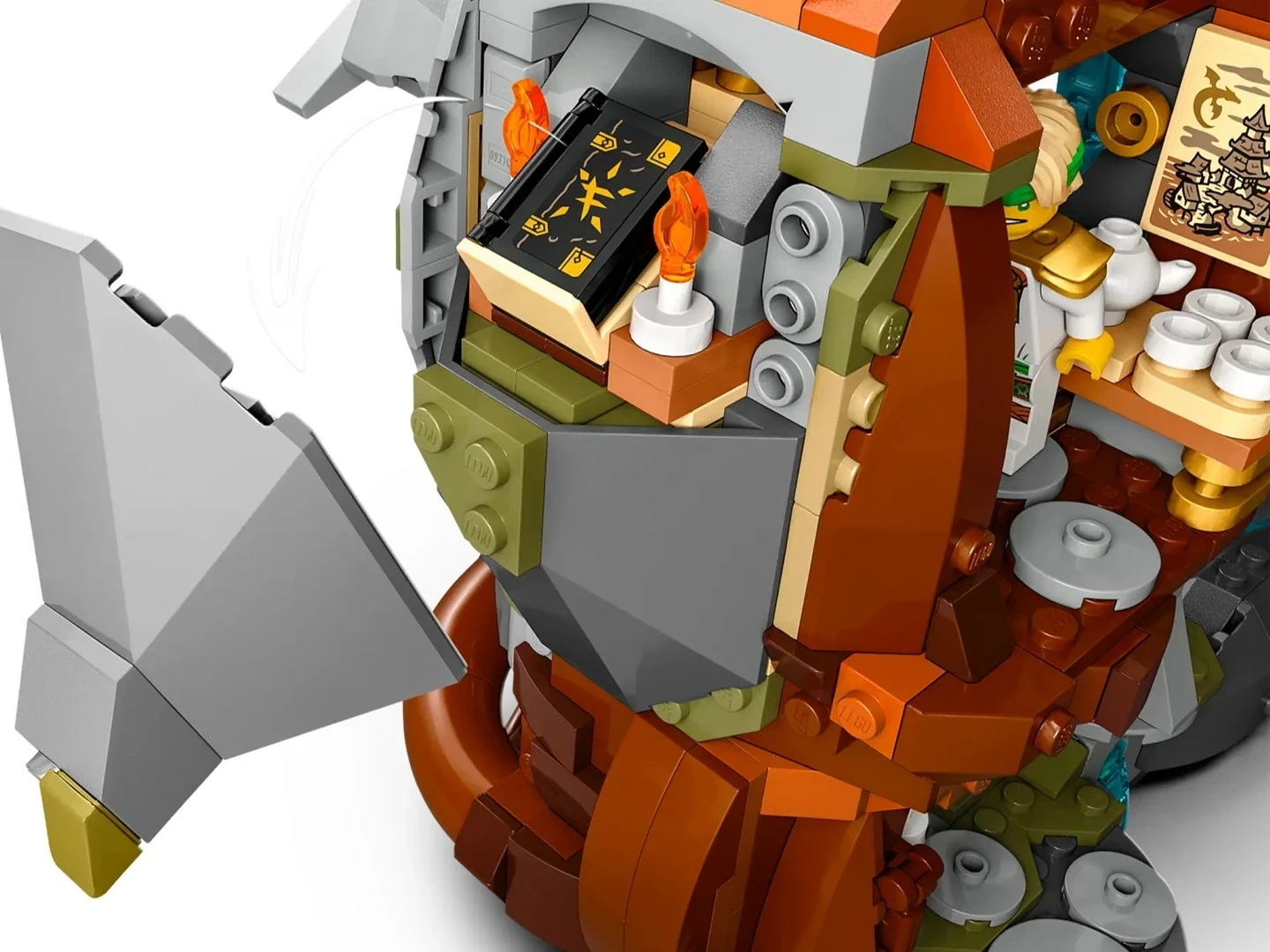 Set LEGO NINJAGO 71819, Dragon Stone Shrine