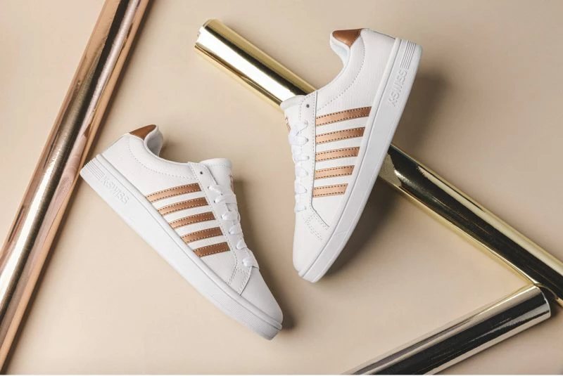 Këpucë femra K-Swiss, të bardha