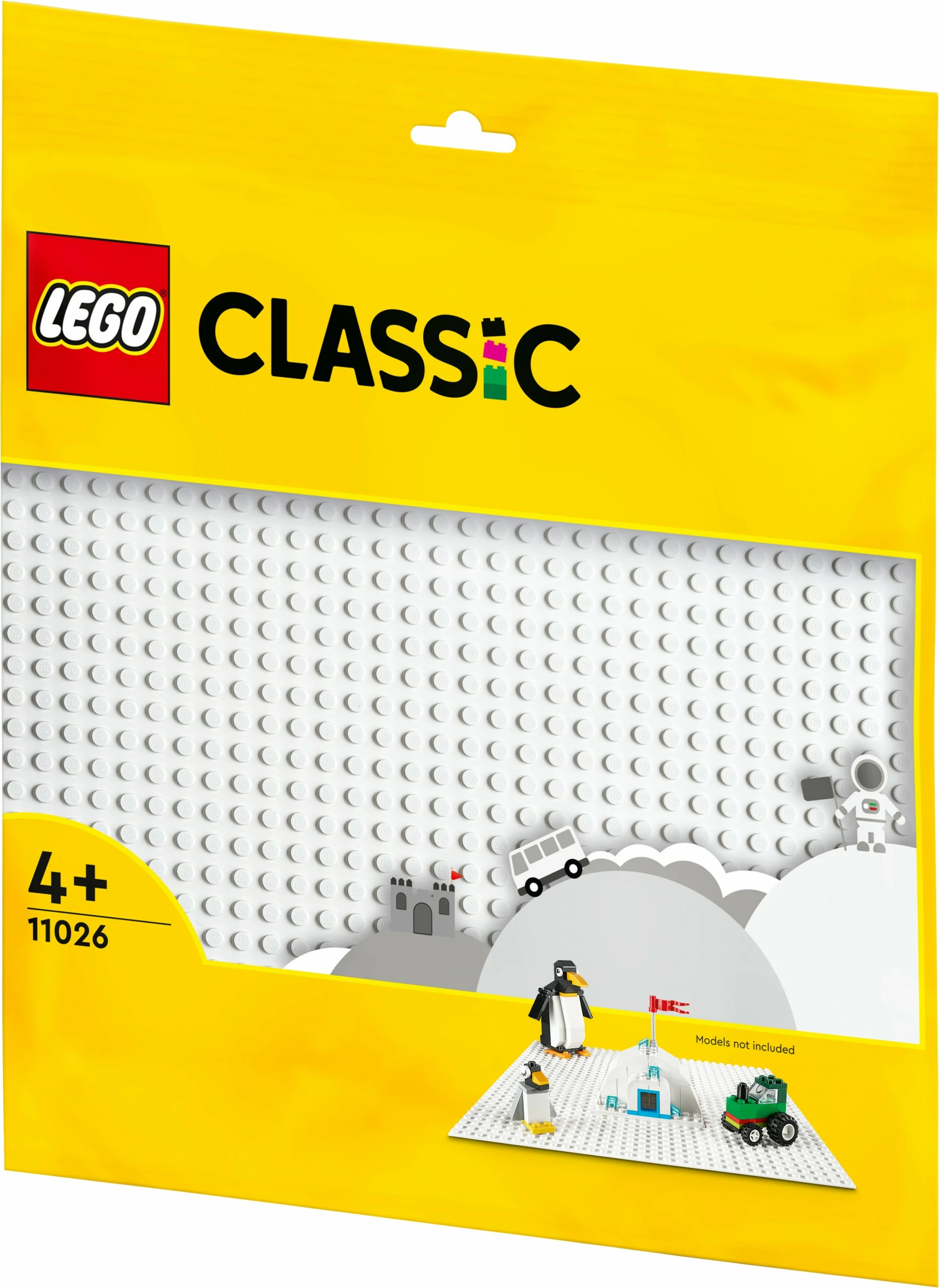 Set ndërtimi LEGO Classic White Baseplate, 32x32-stud, plastikë, shumëngjyrëshe