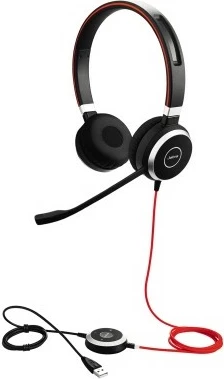 Kufje Jabra EVOLVE 40 MS Stereo, me kabllo, Office/Call center, 171 g, të zeza