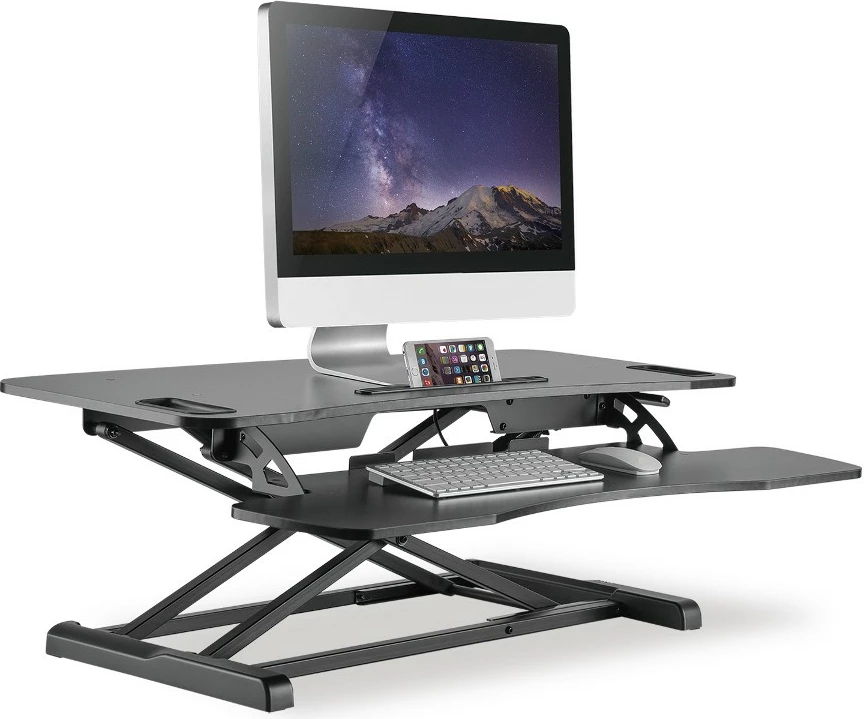 Mbulesë ergonomike tavoline Digitus DA-90380-1, 950x615x106-460mm, e zezë