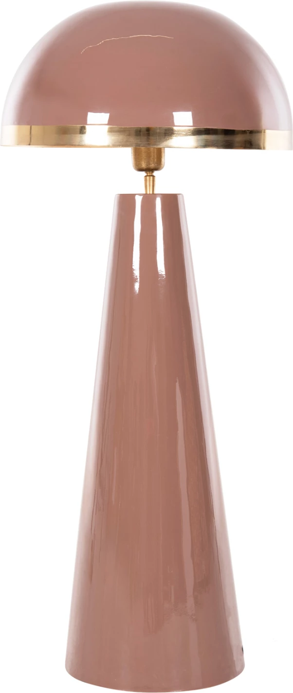 Llambë dyshemeje SMUSH FH4257.06 metalike, ngjyrë salmoni dhe ari, kapak rrotullues Φ36,5x84H cm