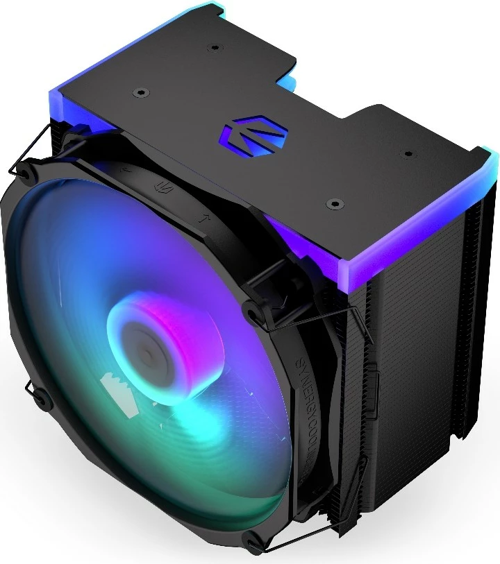 Ftohës CPU Endorfy Fortis 5 Black ARGB EY3A014, me ndriçim ARGB, i zi