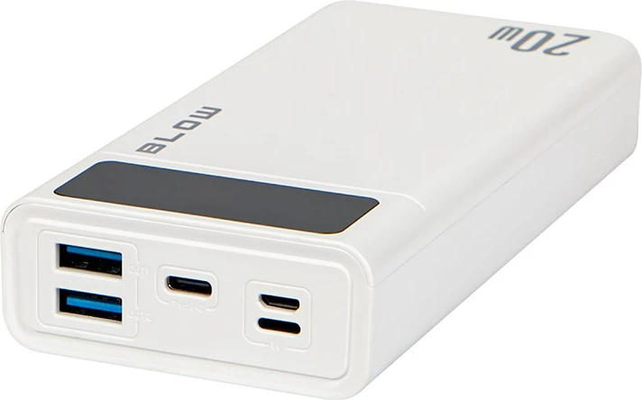 Power bank BLOW PB20E, 20000mAh, 20W, i bardhë
