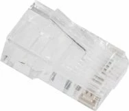 Konektor rrjeti RJ45 Lanberg Cat 5e UTP, 20 copë, transparent