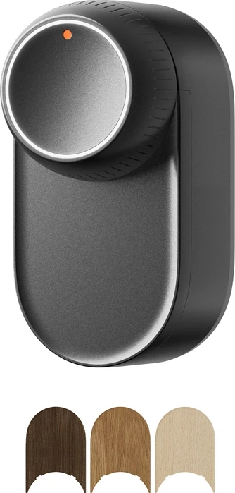 Kyç dere smart, SwitchBot, Lock Ultra, Bluetooth 5.2, kompatibil me Google Home/Alexa/HomeKit/IFTTT, e zezë