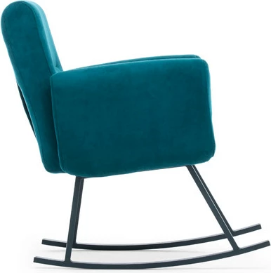 Karrige lëkundëse Atelier del Sofa, Kono, ngjyrë jeshile petrol