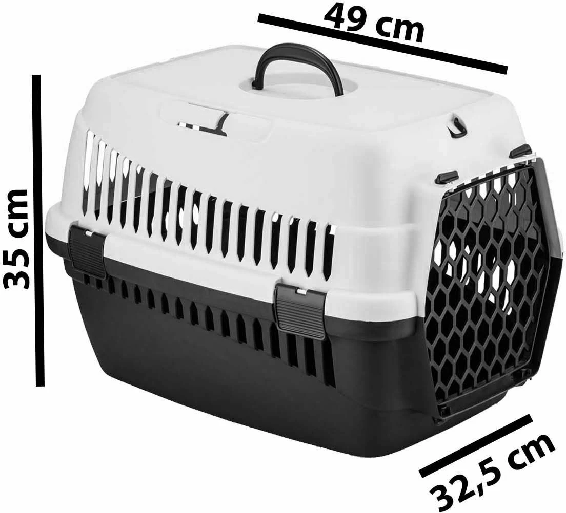 Kuti transportuese për kafshë, gri, Paws & Whiskers, 5096-R-1