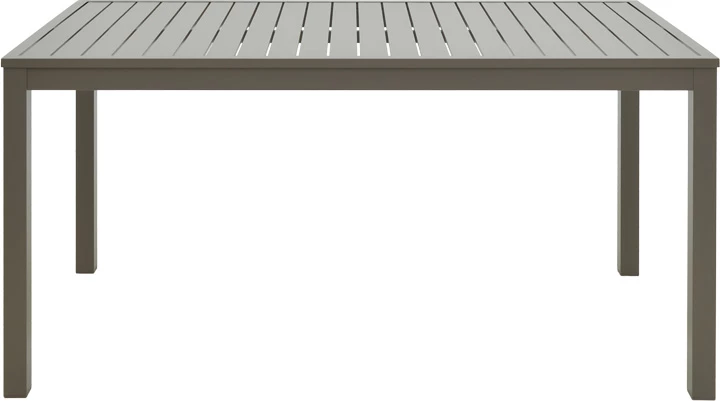 Tavolinë alumini Kliton, ngjyrë shampanje, 150x80x74cm