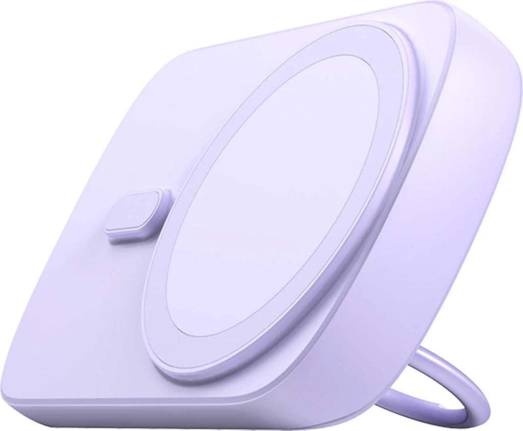 Powerbank wireless Joyroom JR-W030, 6000mAh, 20W, MagSafe, me unazë dhe mbajtëse, vjollcë