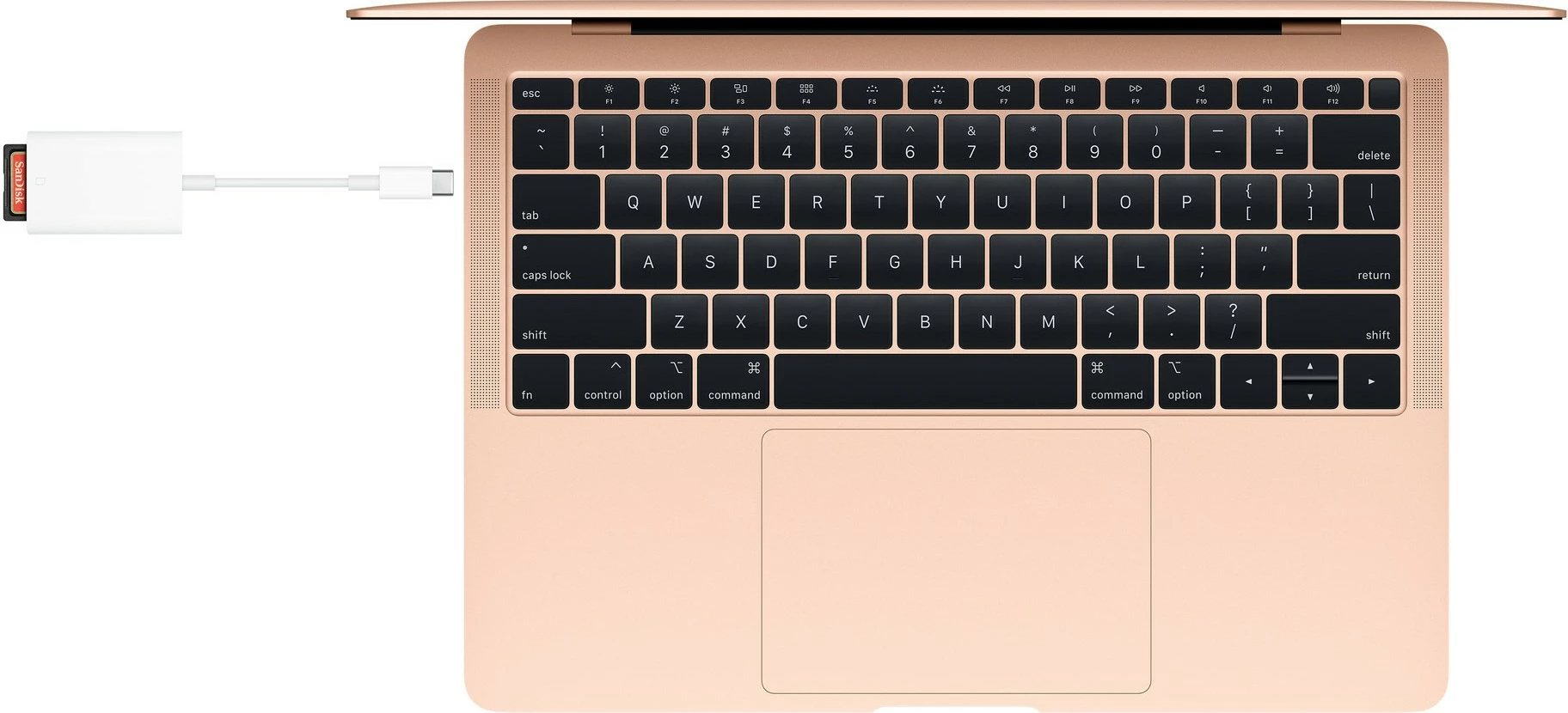 Lexues SD Apple USB-C i bardhë