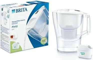 Filtruese uji Brita Aluna, 1 copë, Brita, Transparent, Bardhë