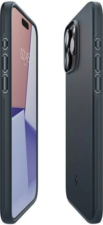 Mbështjellës Spigen Thin Fit për iPhone 15 Pro Max, Black Metal