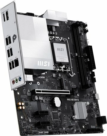 Pllakë amë MSI PRO H810M-B LGA1851 DDR5 Micro ATX 128GB 2.5GbE