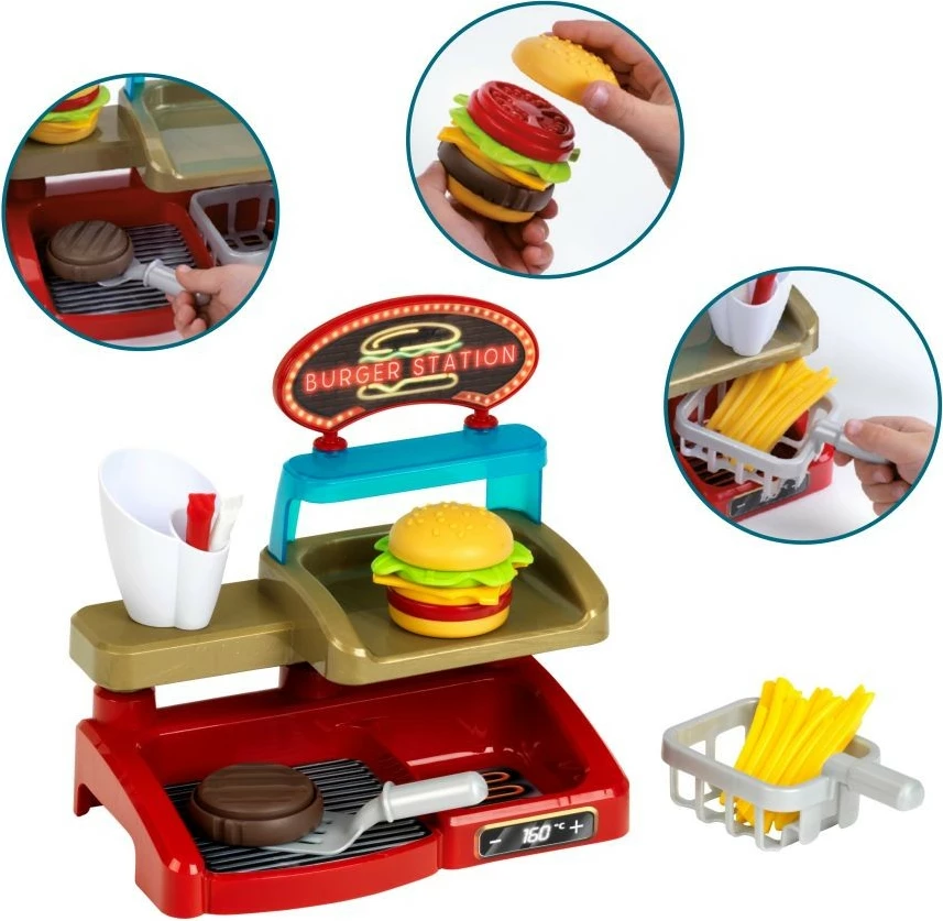 Set lodrash Burger Shop Klein 7336, plastikë, shumëngjyrëshe