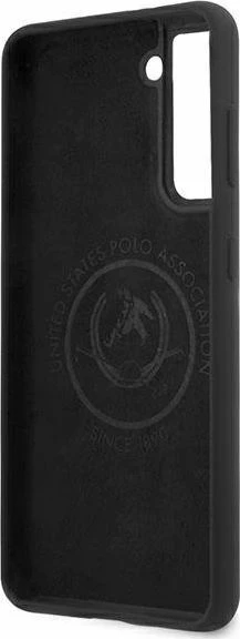 Mbështjellës US POLO Assn. USHCS21SSLHRBK për Galaxy S21, silikon/TPU, i zi