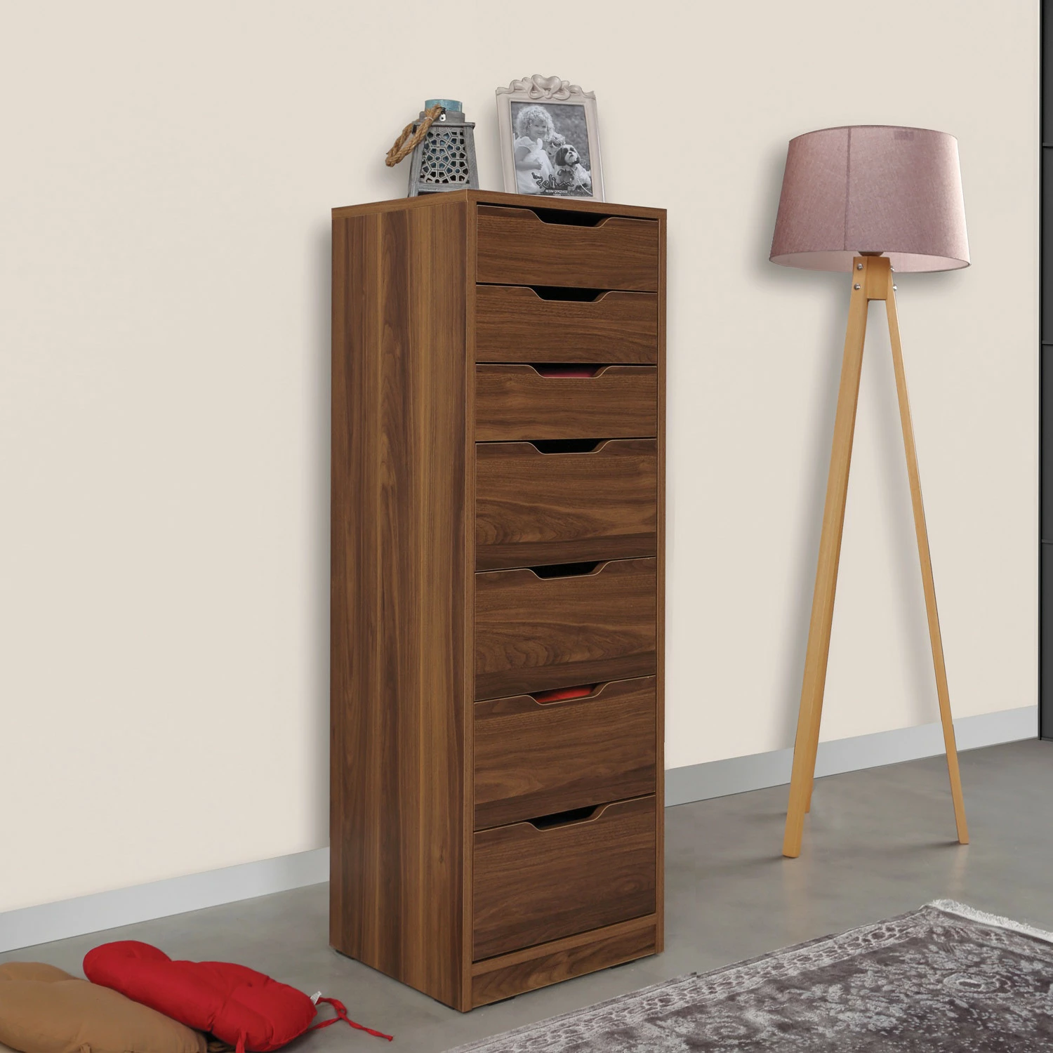 Komodë Hanah Home Flow, ngjyrë arre