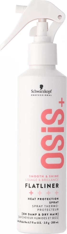 Spray për mbrojtje nga nxehtësia flokësh Schwarzkopf Professional Osis+ Flatliner unisex 200ml