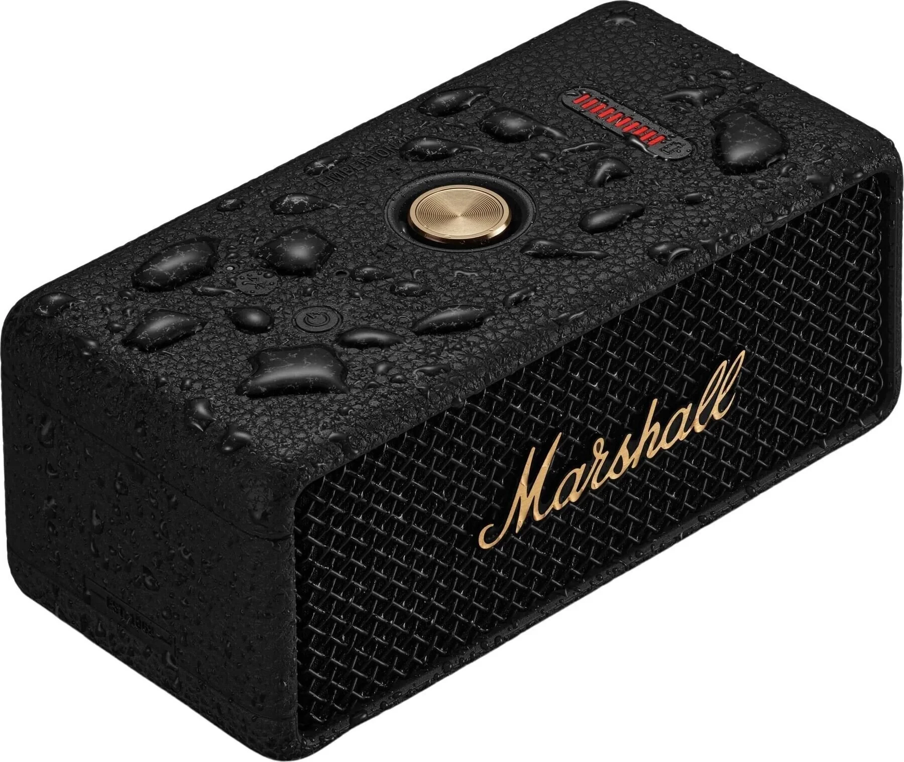 Altoparlant portativ Marshall Emberton III 32+ orë, Bluetooth 5.3, IP67, 360° sound, mikrofon, USB-C, i zi dhe bronz