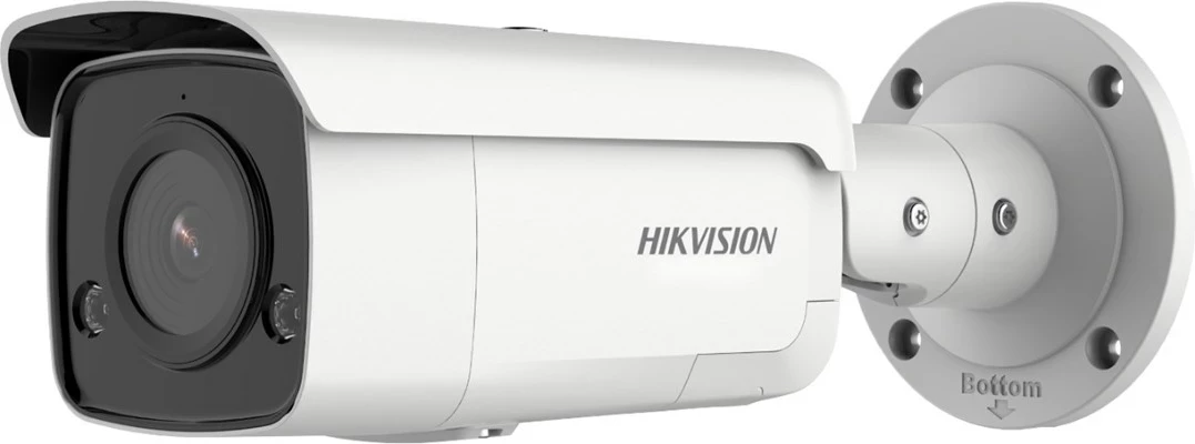 Kamerë sigurie IP Hikvision DS-2CD2T86G2-ISU/SL, 8MP, 4K, Bullet, për jashtë, Bardhë