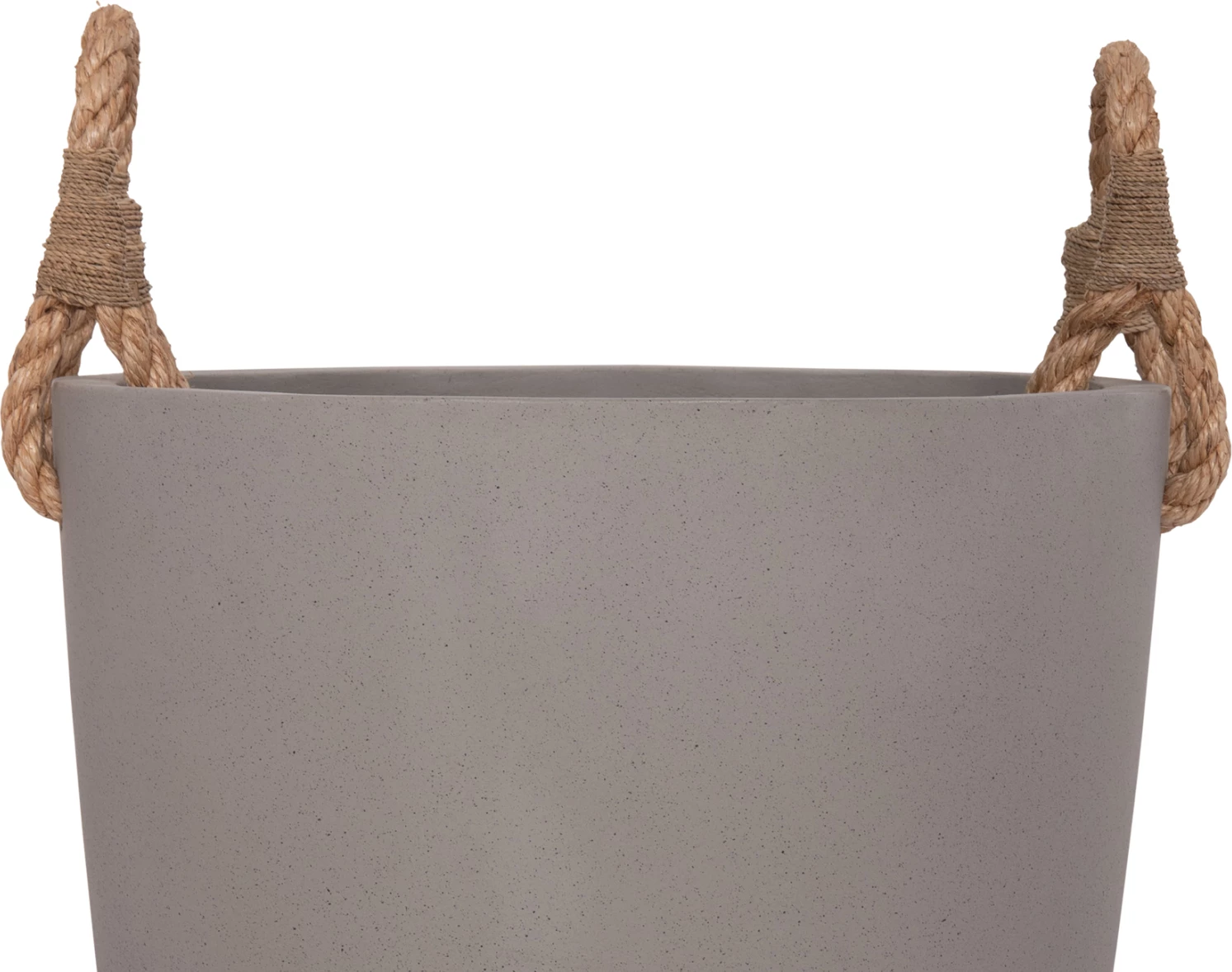 Vazo për brenda TRYLL FH4690L, fibër-cement, ngjyrë gri, me litar, 40x25.5cm