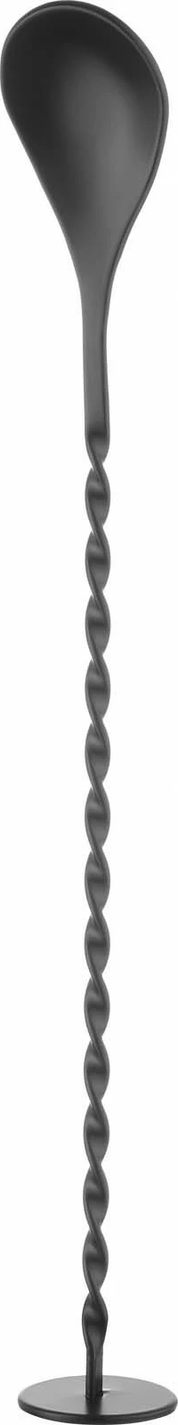 lugë bar me muddler, Bar Up, 280 x 35 mm, çelik inox i veshur me pluhur, e zezë