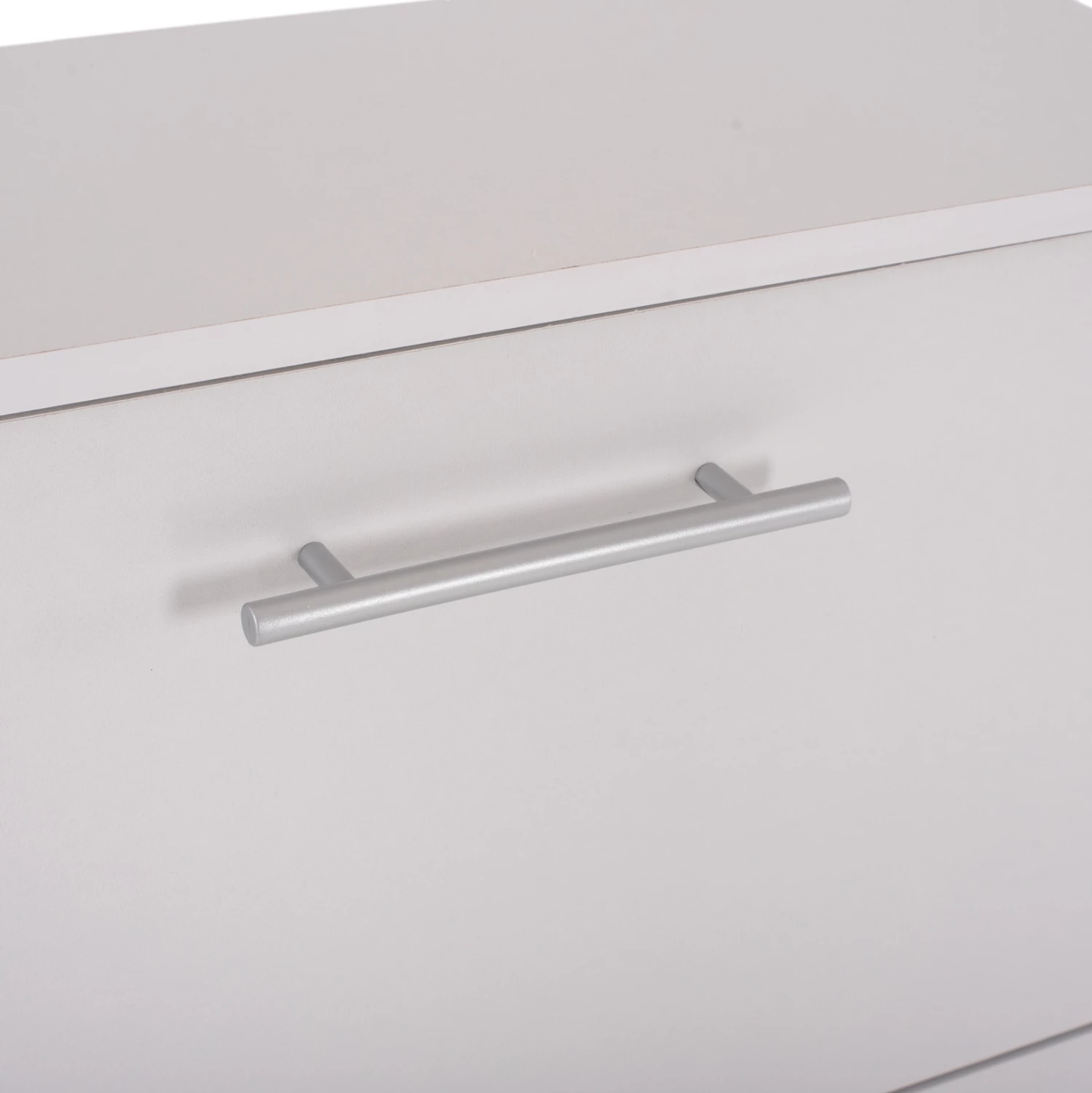 Kabinet këpucësh FH2221.05, 3 nivele, melaminë, ngjyrë e bardhë, 62x24x110H cm