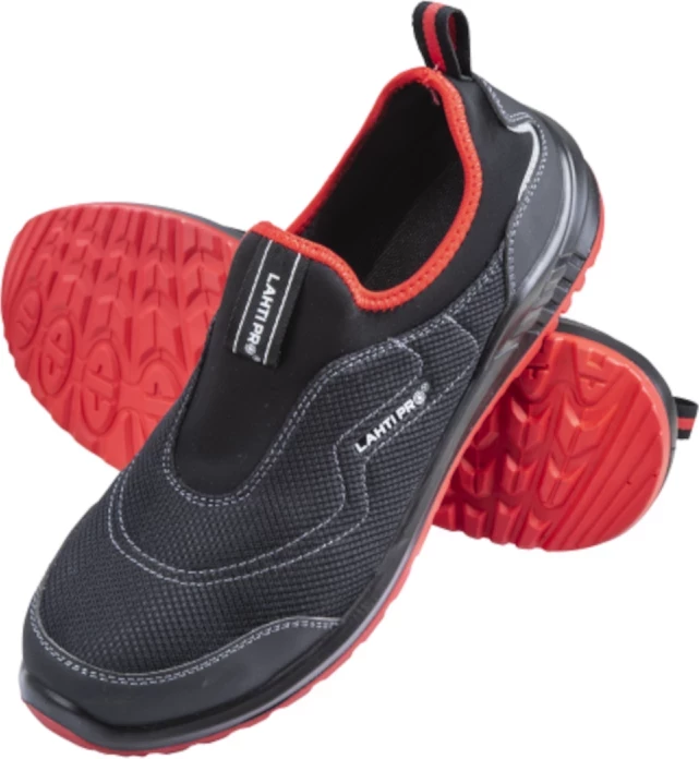 Këpucë sigurie LAHTI PRO L3042841 S1P SRC nr.41, zezë/kuqe