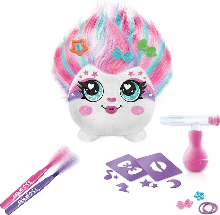 Set lodër pelushi Epee Project Plusz Fryzurki me airbrush dore, shumëngjyrësh