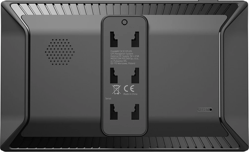 GPS navigacion për vetura MODECOM FreeWAY CX 9.3 PLUS me iGO Navigation, 16 GB, E zezë