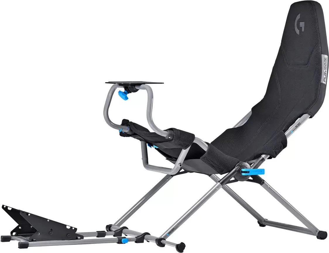 Karrige/kokpit simulimi garash Playseat Challenge X Logitech G Edition, e palosshme, e zezë