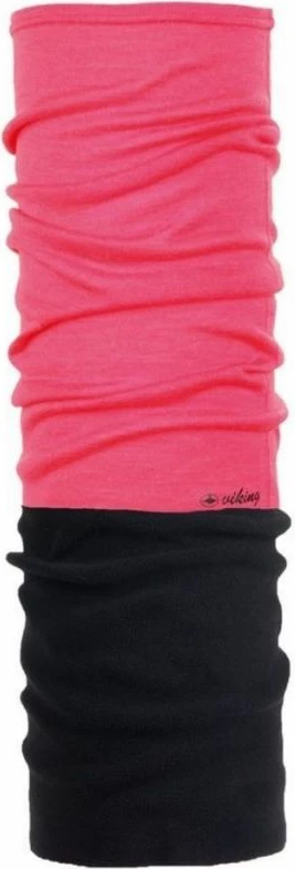 Bandana Viking Merino Polartec për Meshkuj dhe Femra, e Zezë dhe Rozë