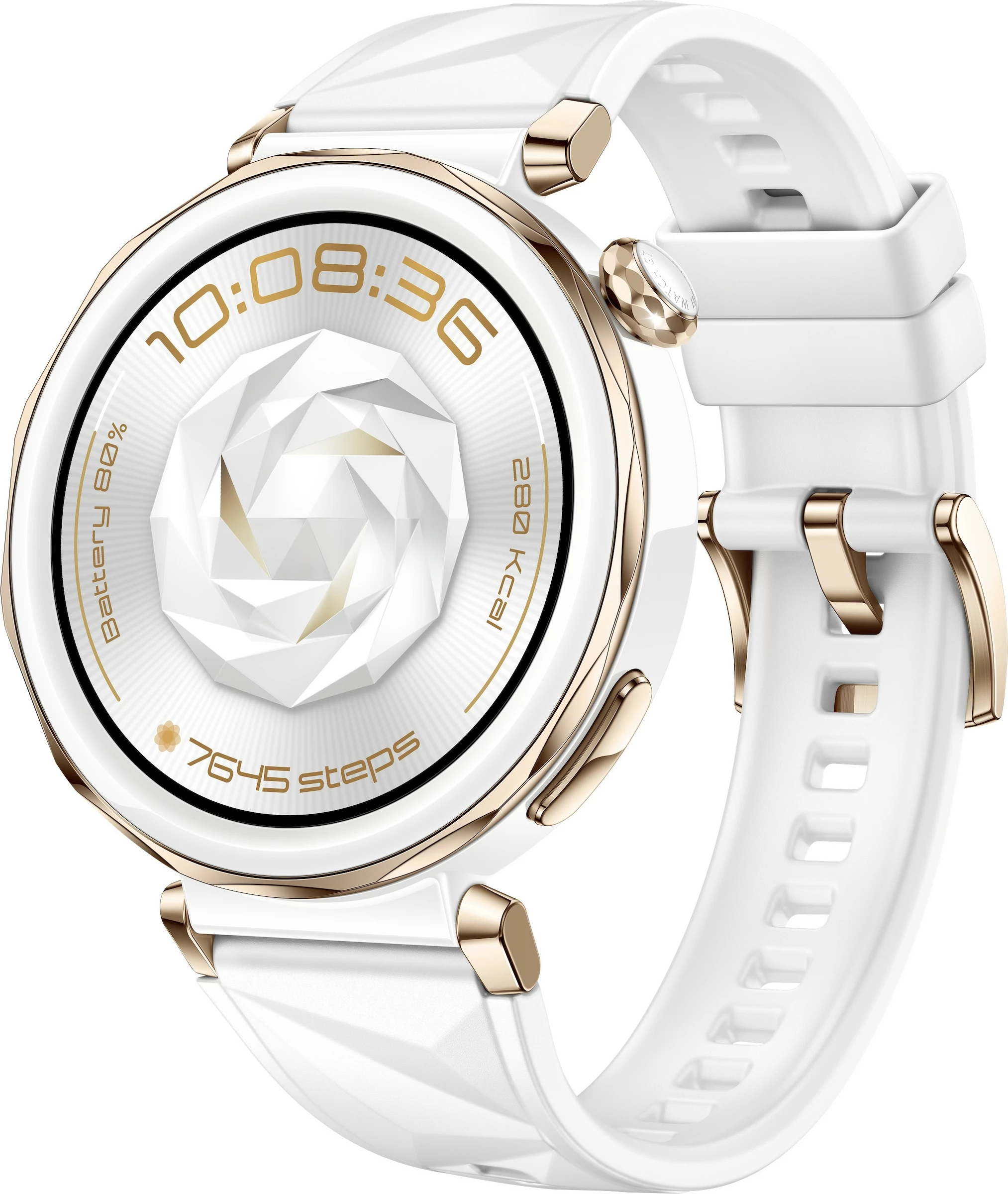 Smartwatch HUAWEI WATCH GT5 Pro 42mm, AMOLED, 323mAh, GPS, bardhë