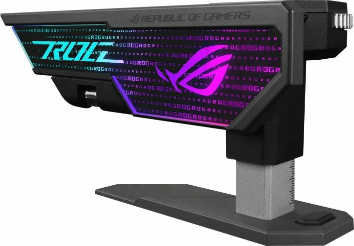 Mbajtës për kartel grafike Asus ROG Herculx 90DA0020-B09000, 72-128 mm, ARGB, i zi
