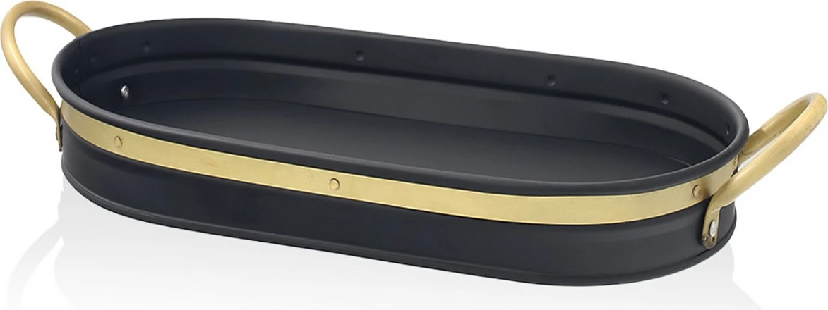 Tabaka Hermia, e zezë dhe ari, GLN0082, 33x65x2cm